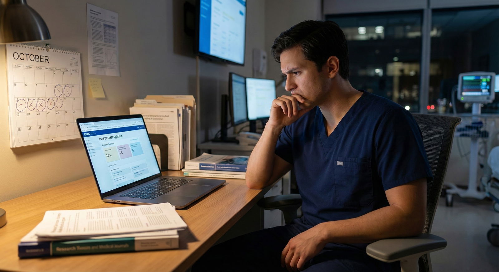 Professional ERAS headshot session setup -  for Gap Year Pre-Match Crunch Time: Final 90-Day Checklist Before ERAS