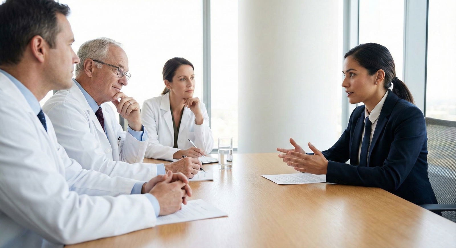 Resident laughing with colleagues during break -  for What If I Say Something Stupid in My Residency Interview? Recovery Tact