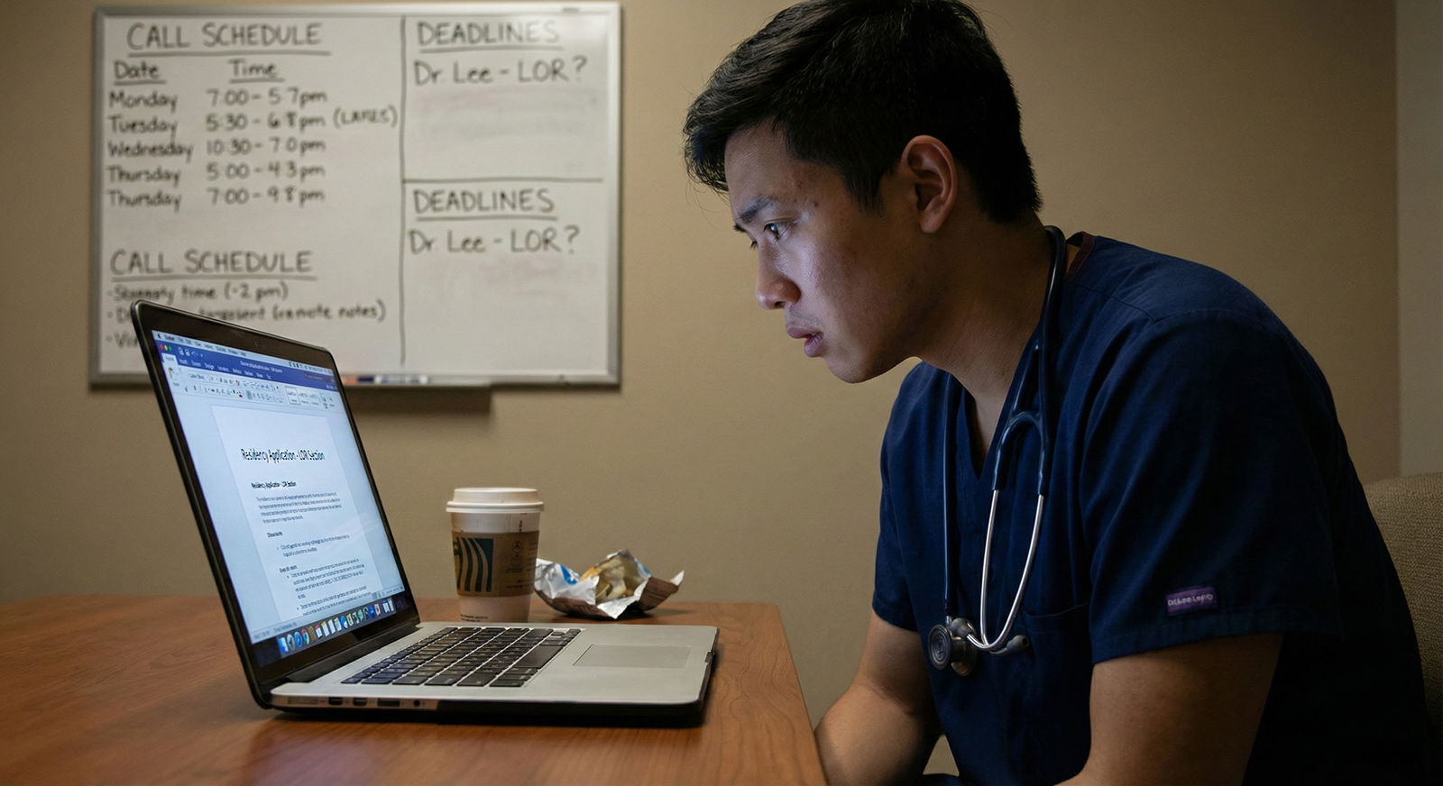 Resident applicant discussing letters of recommendation with an attending physician -  for Can I Use the Same LORs for Multip