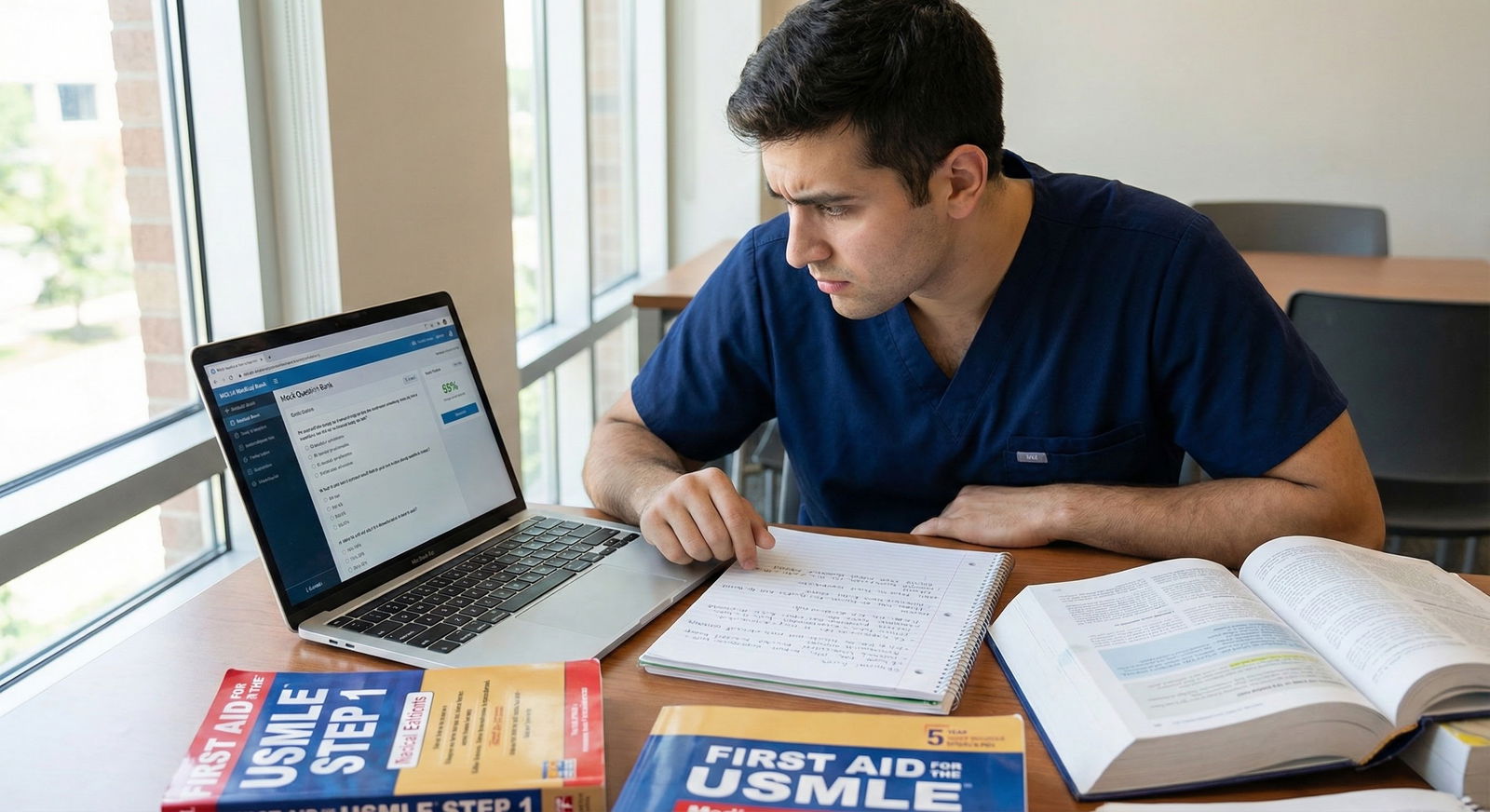 Medical student reviewing feedback with attending physician -  for Coming Back from a Leave of Absence: Using Rotations to Re