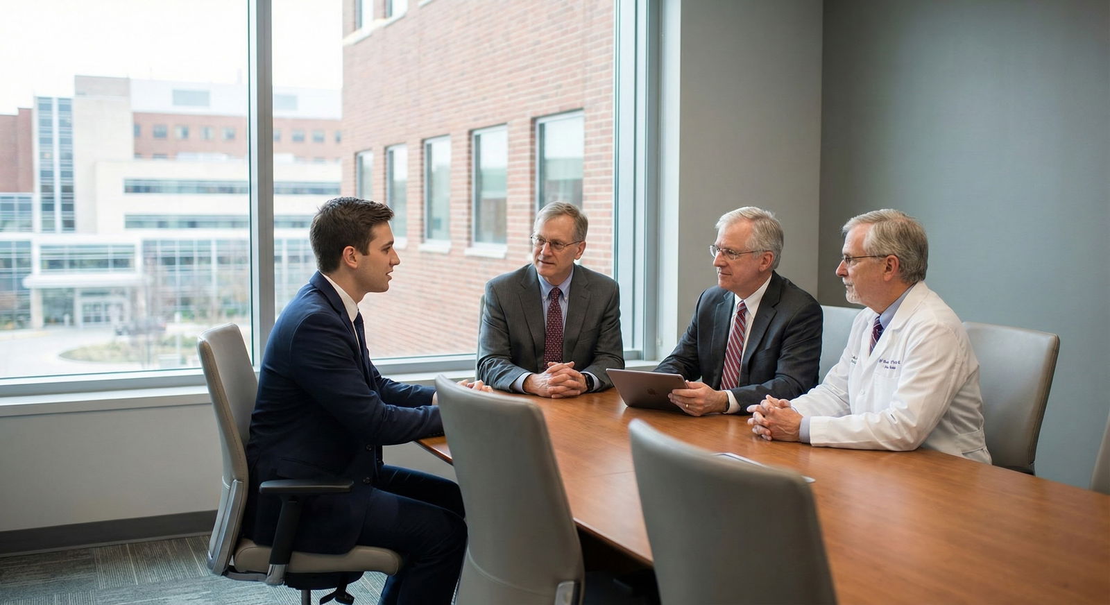 Medical student interviewing at a residency program -  for IMG-DO Dual Status: Navigating ACGME Perceptions When You’re Both