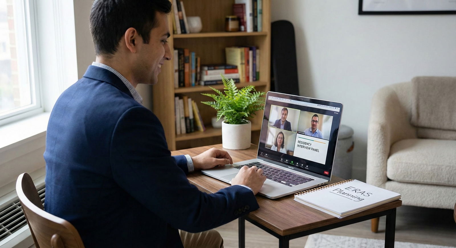 Medical student on away rotation reviewing schedule and interview invitations Medical student on away rotation reviewing schedule and interview invitations - for Ideal Timing of Away Rotations Relative