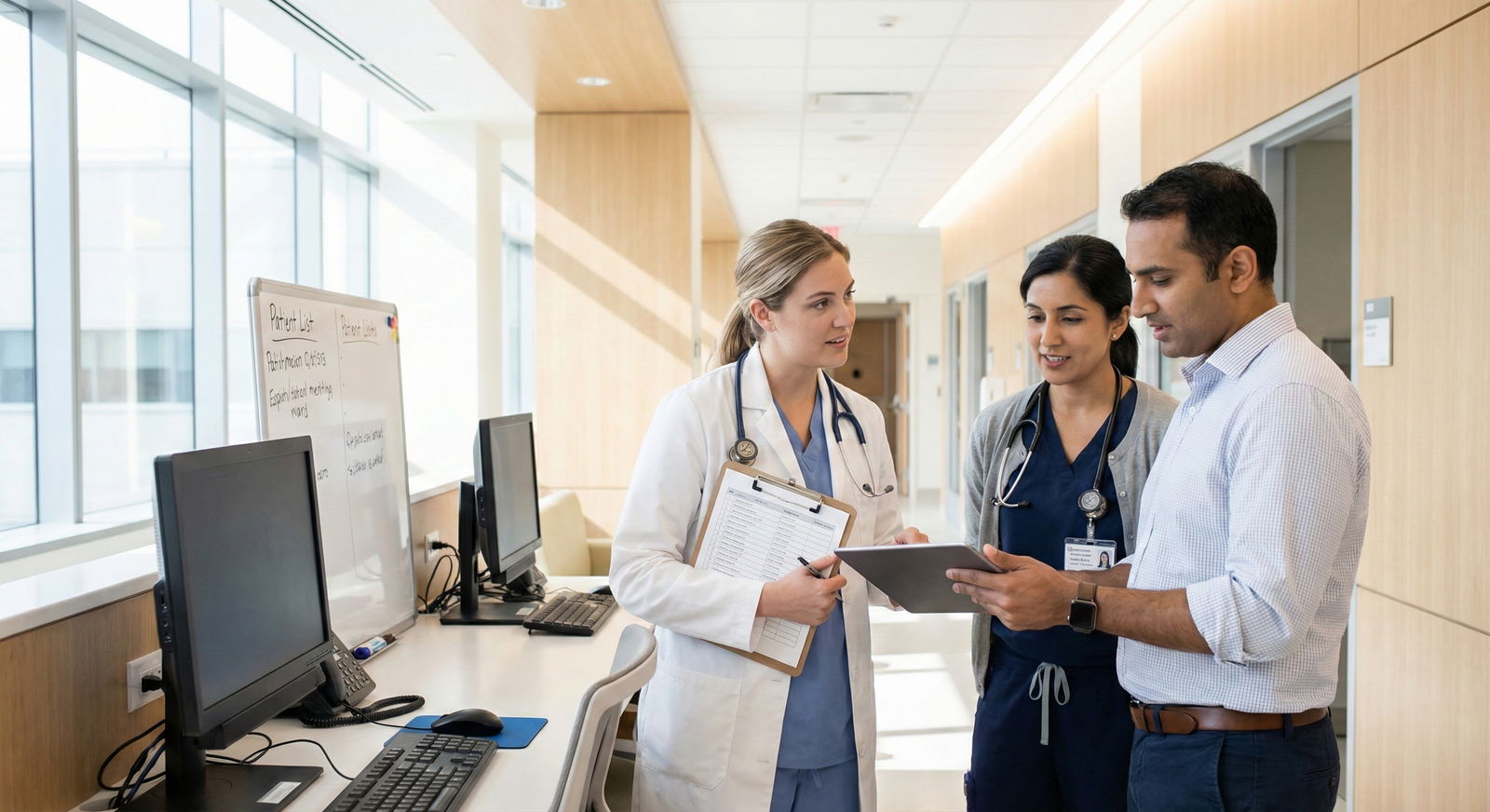 Medical student on inpatient medicine team during subinternship -  for How Important Are Subinternships for Building a Strong