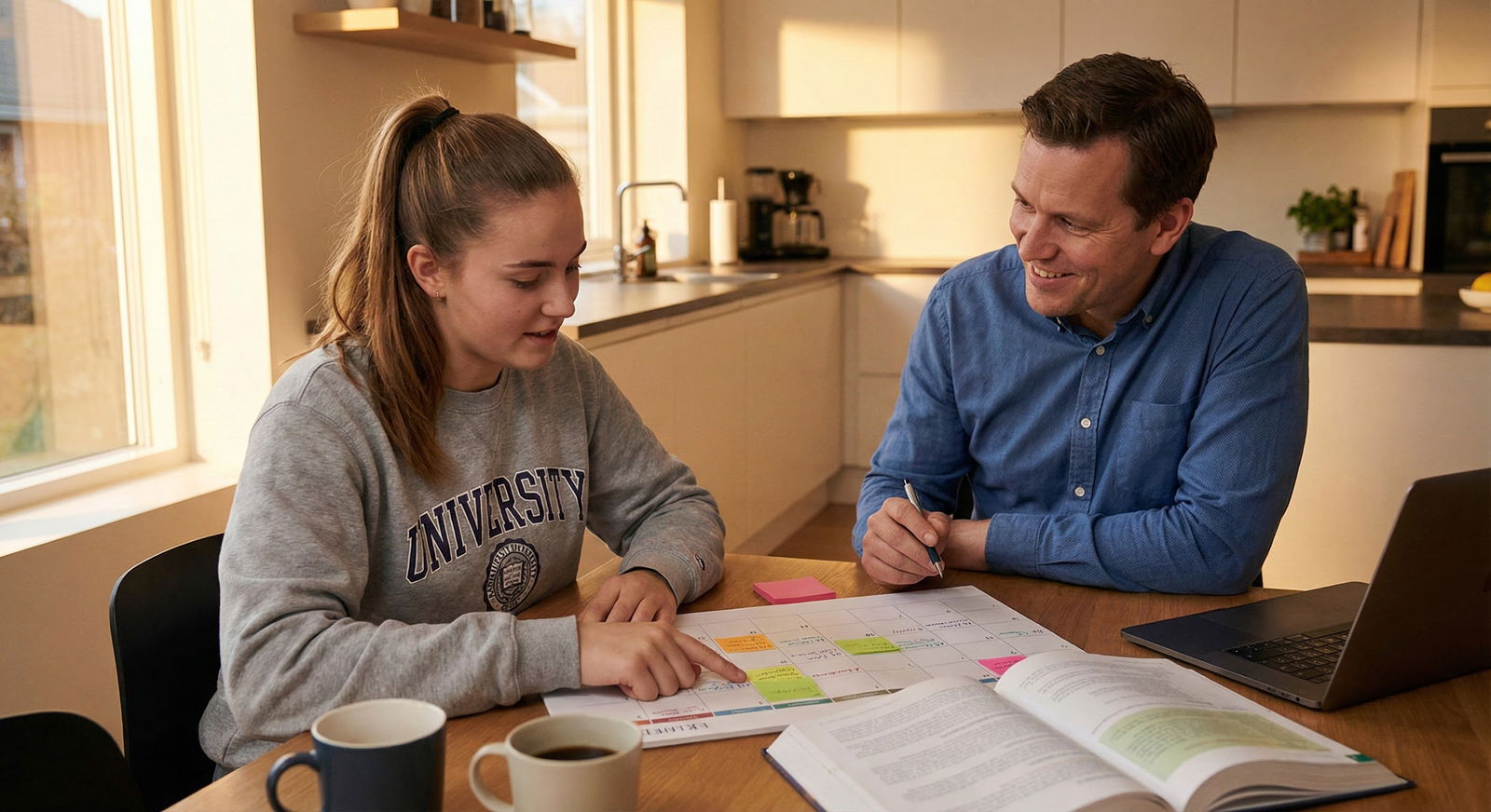 Residency applicant reviewing post-interview follow-up schedule on laptop -  for Post-Interview Follow-Up Schedule for Applic
