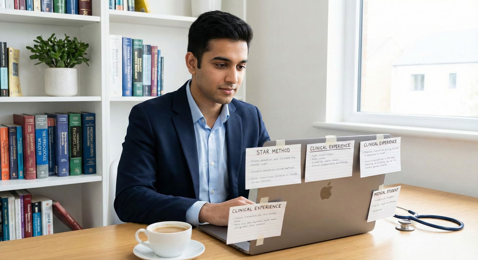 Dual monitor residency interview desk setup -  for Can I Use a Second Monitor During Video Interviews—And How?