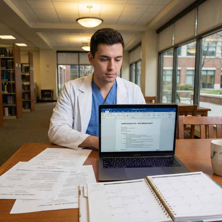 MS3 Spring: Fixing Early CV and Professionalism Habits Before ERAS Opens
