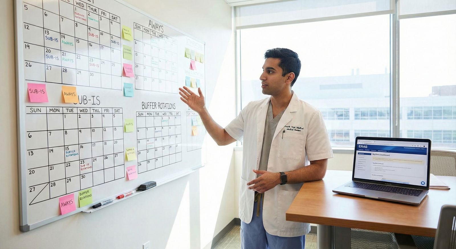 Student meeting with residency program director during sub-internship -  for Away Rotation Yield: Interview Conversion Rates