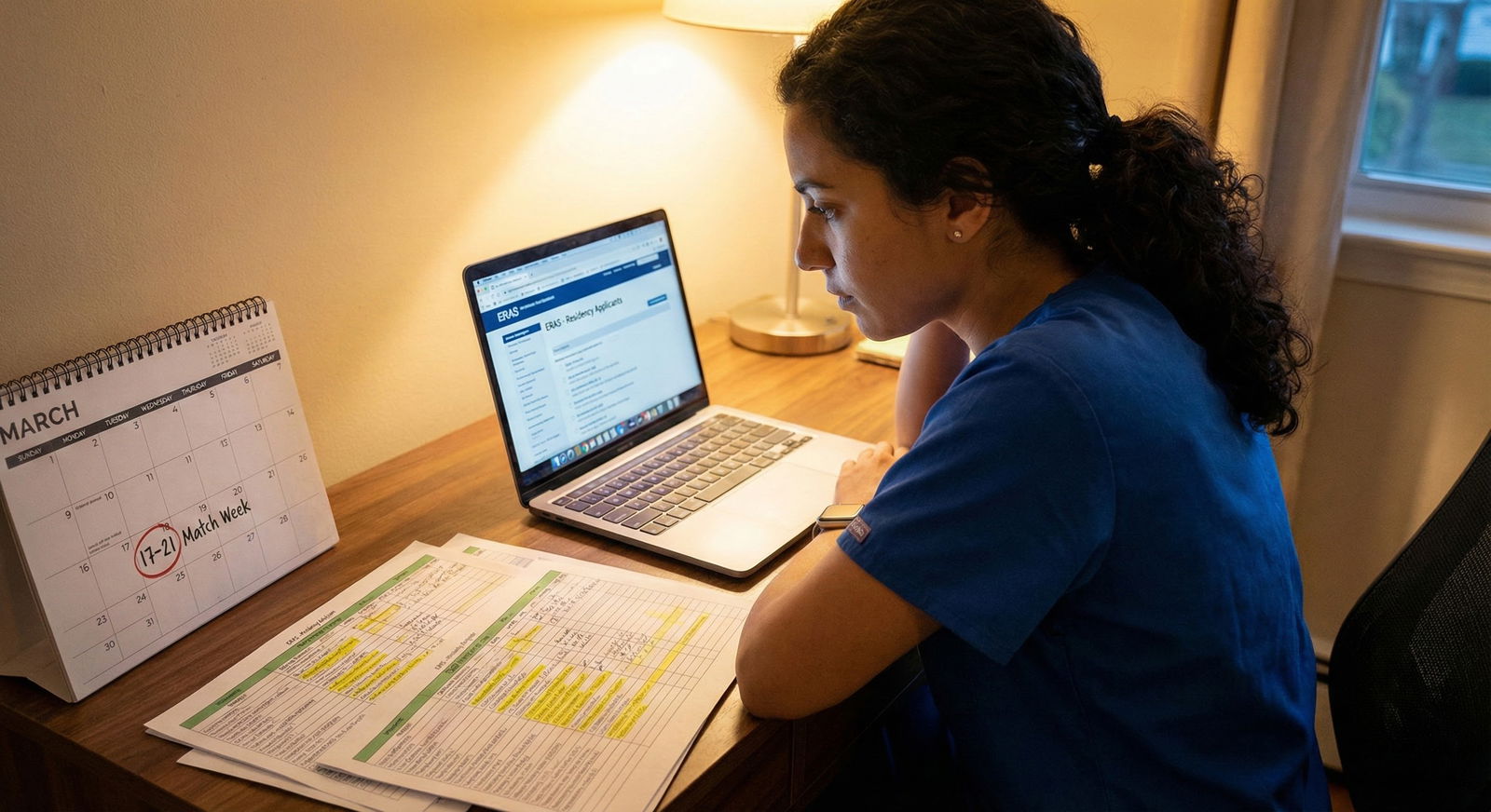 Medical reapplicant organizing documents and calendar -  for Reapplicant’s Calendar: When to Secure Mentors, LORs, and New Ro