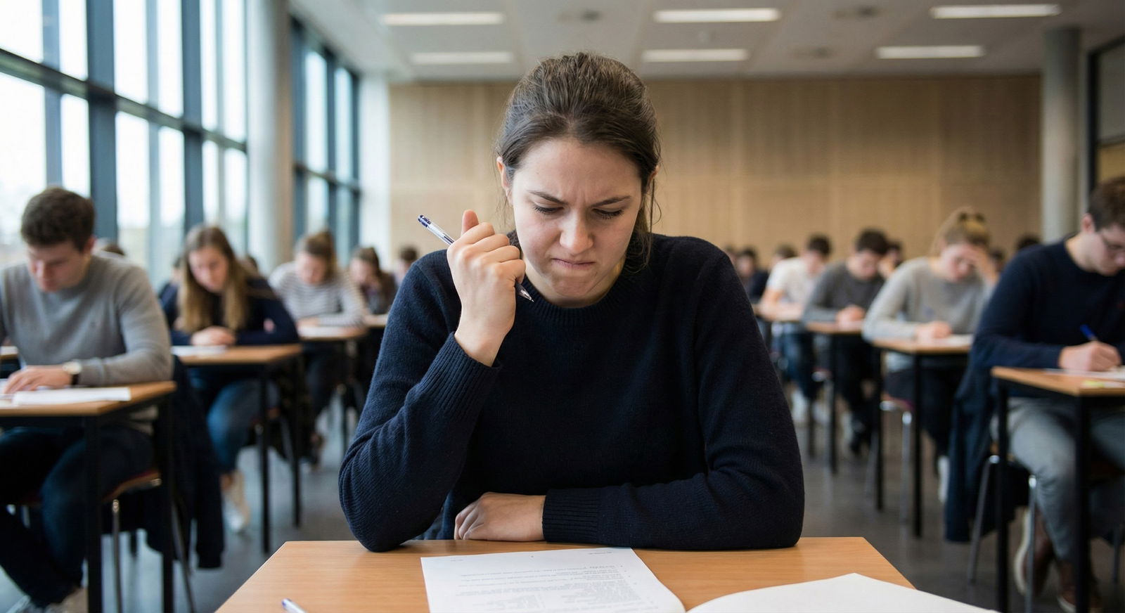 Medical student in therapy discussing exam stress -  for Is Coaching for Test Anxiety Better Than Therapy for Medical Student