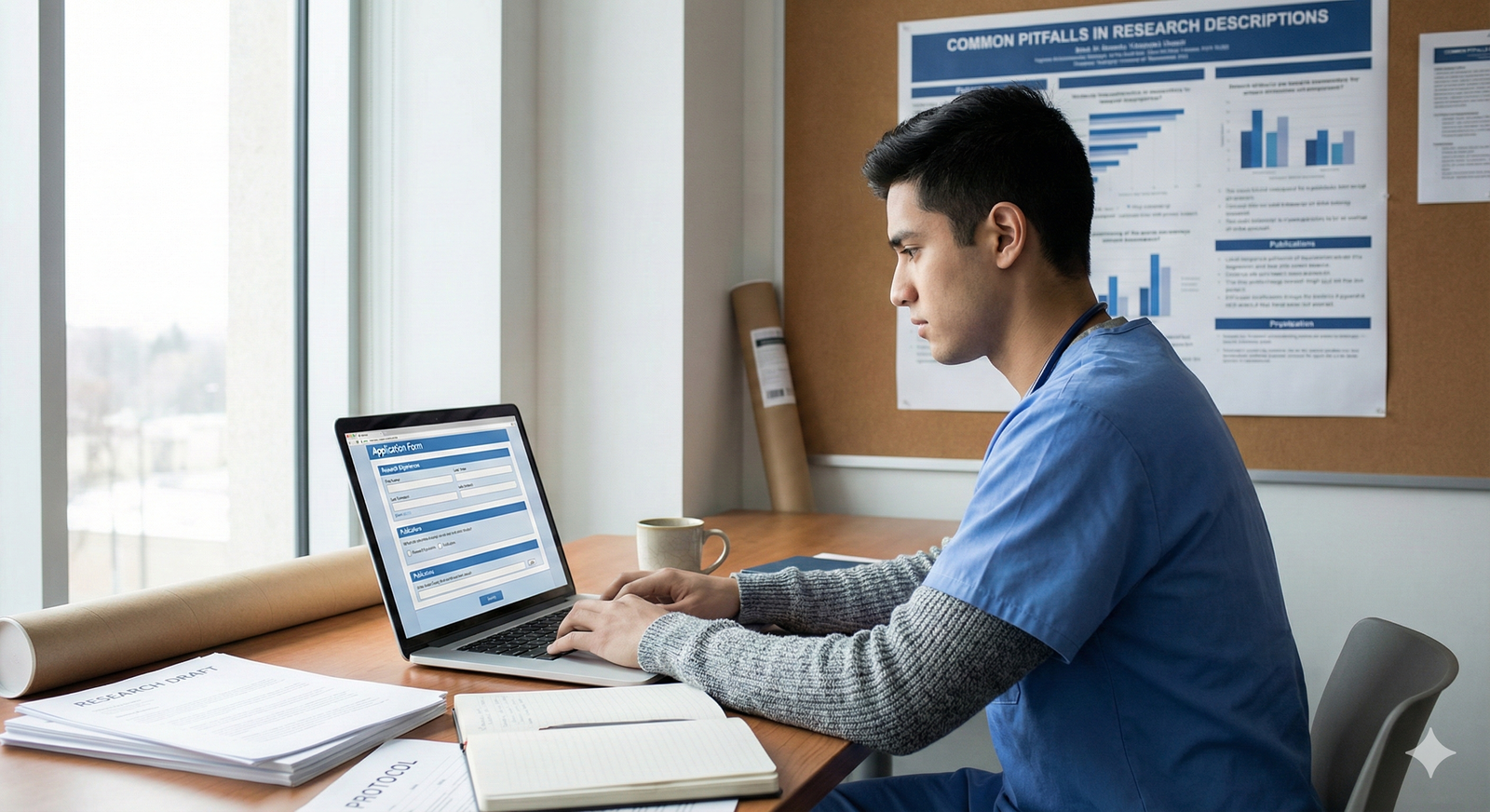 Medical student updating ERAS application carefully -  for Do Programs Notice Small Inconsistencies Between ERAS and My CV?