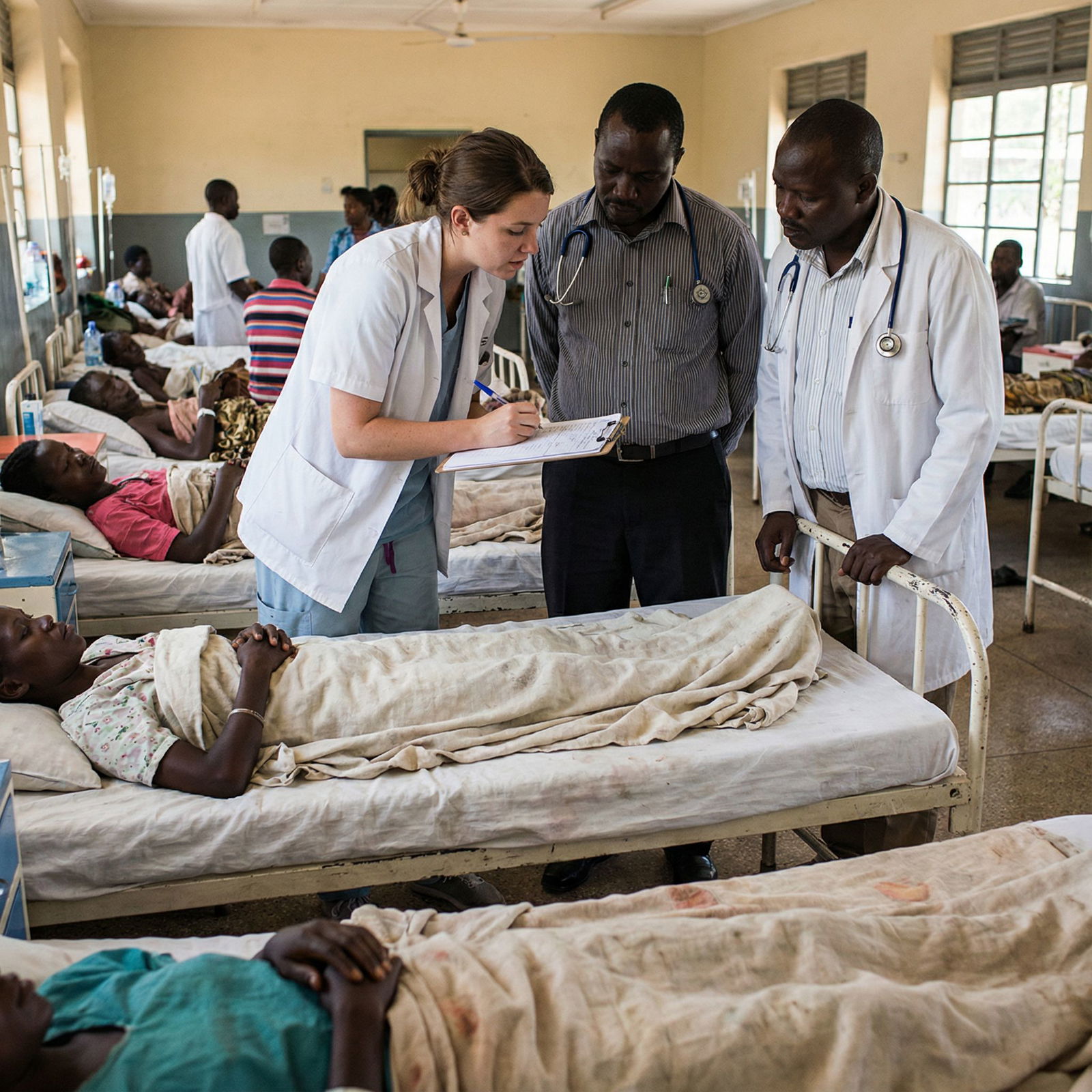 Medical student working in busy international hospital ward -  for International Rotations Limited You: How to Craft Realisti