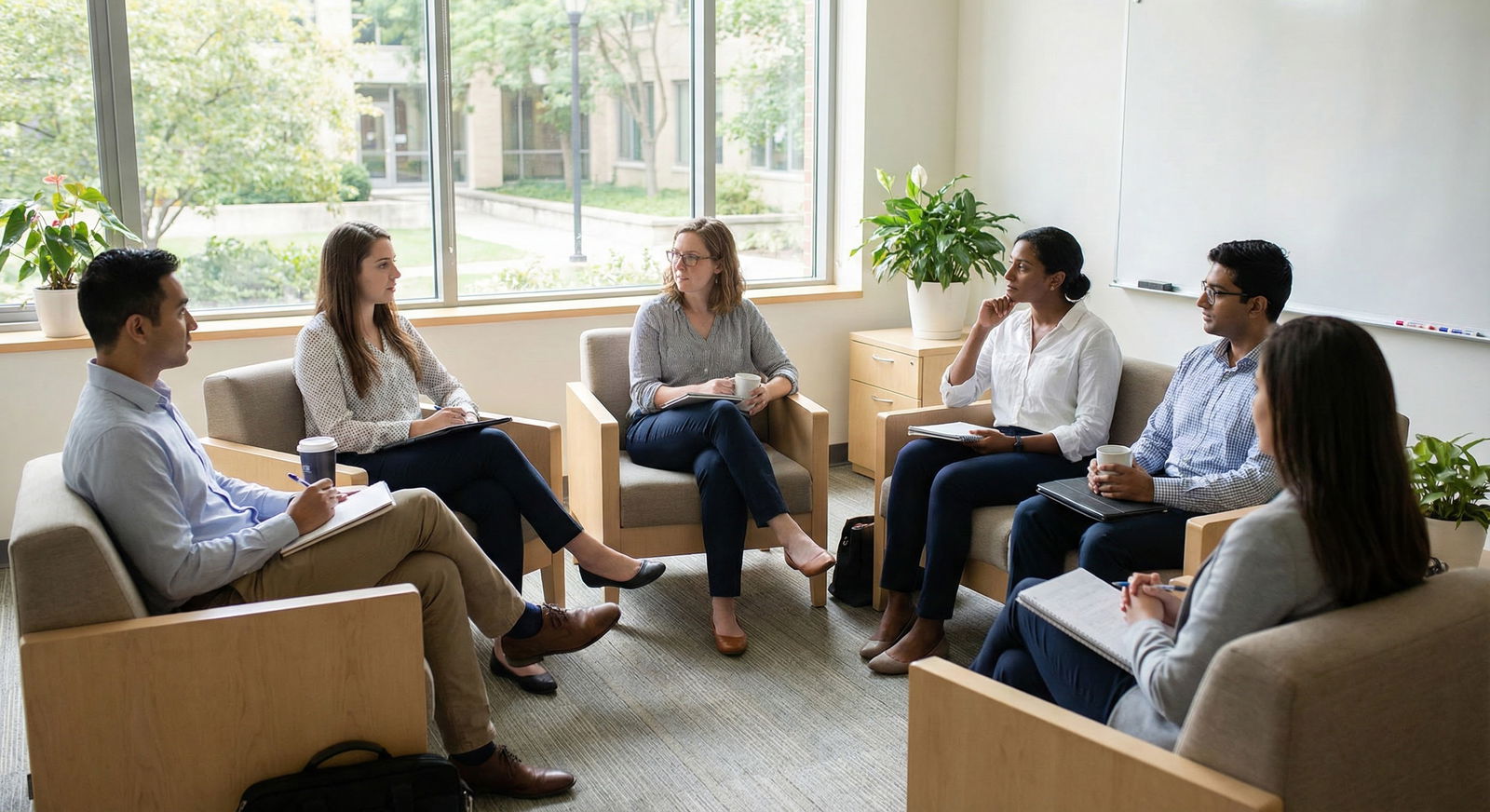 Medical student reviewing schedule at hospital workstation -  for Building a Resilient Routine in the First 14 Days of Each R