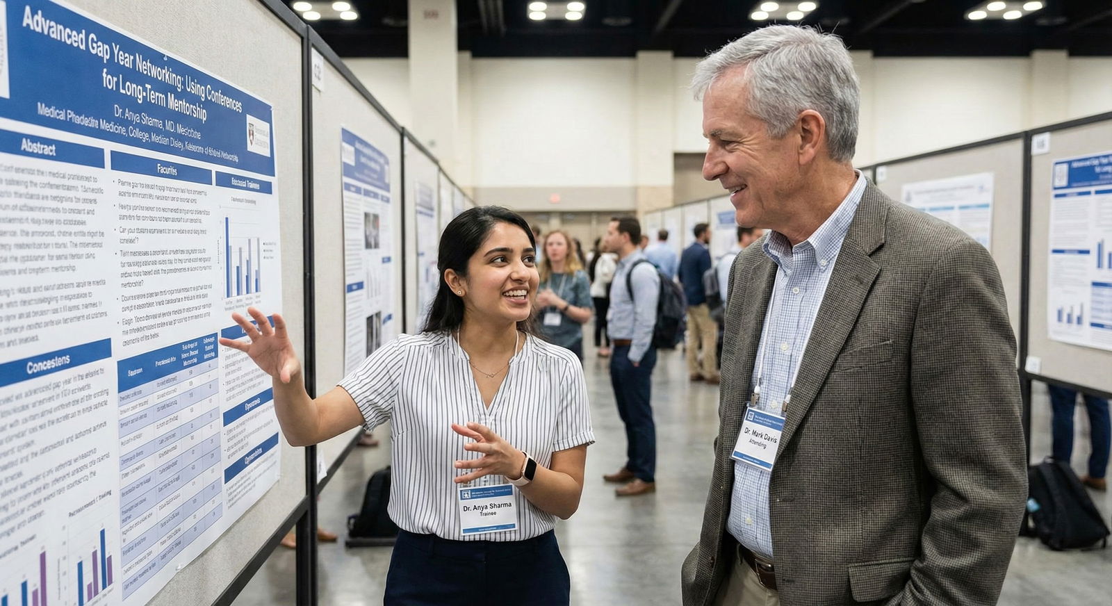 Resident physician reassuring a medical graduate about their gap year -  for What If My Gap Year Makes Me Look Unmotivated? H