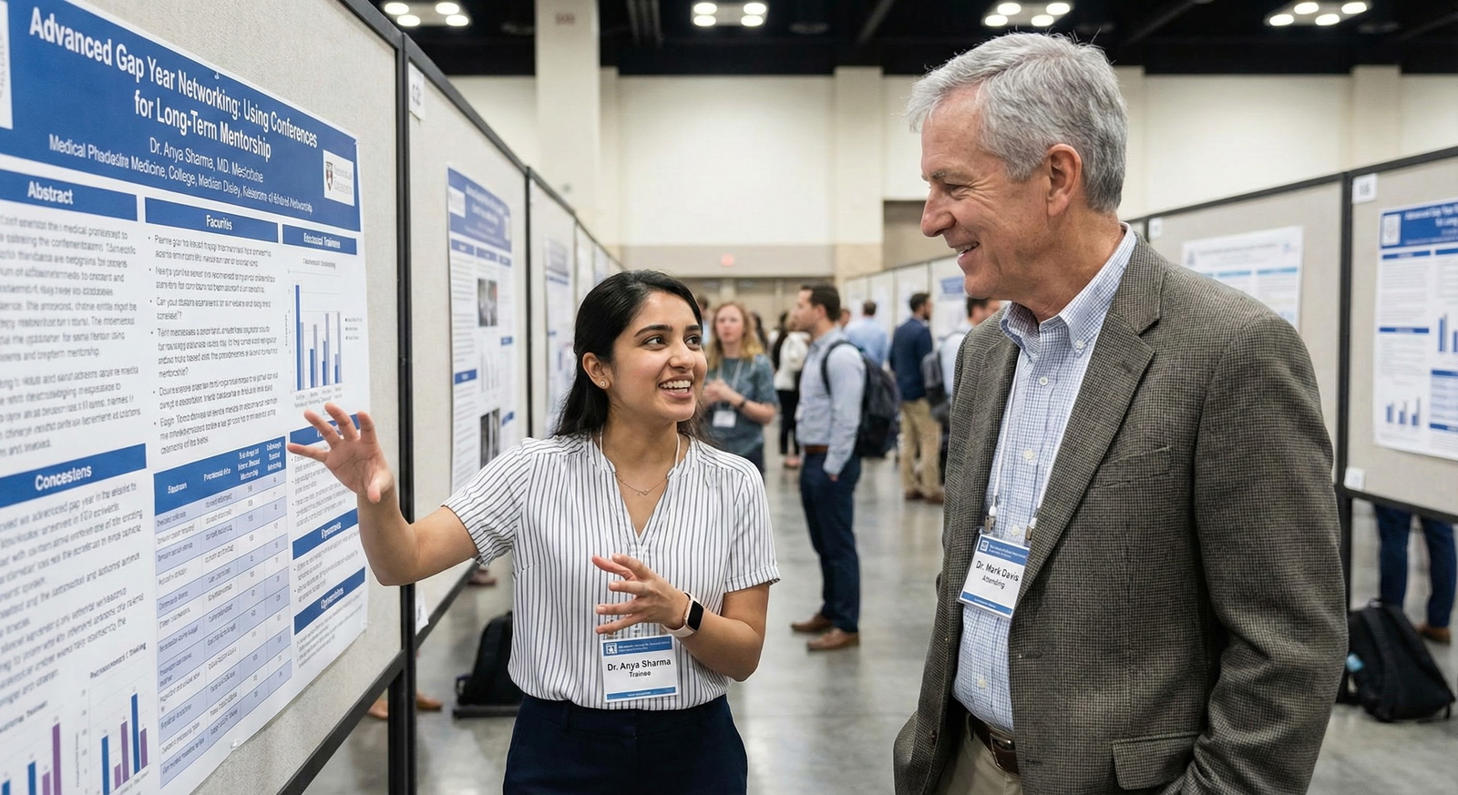 How Many Poster Presentations from a Gap Year Actually Move the Needle?