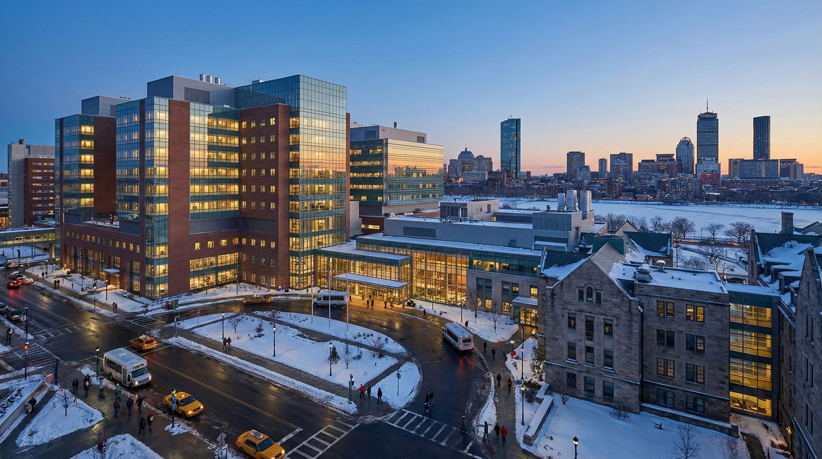 Residents walking through hospital corridor in the Northeast during winter -  for Are Northeast Programs Truly the Most Malig