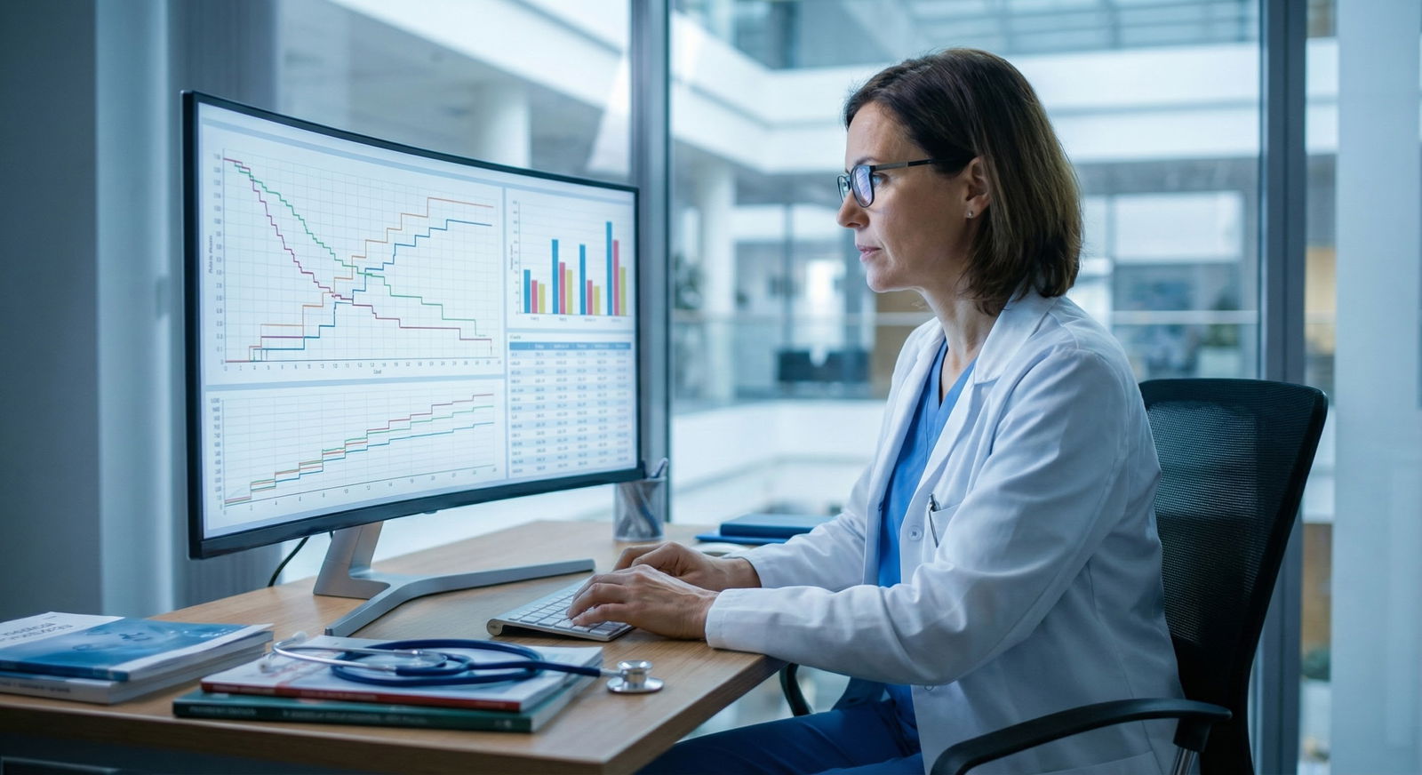 Resident discussing a new medical device with attending in a procedure room Resident discussing a new medical device with attending in a procedure room - for Your Attending Wants to Try a ‘New’ Device