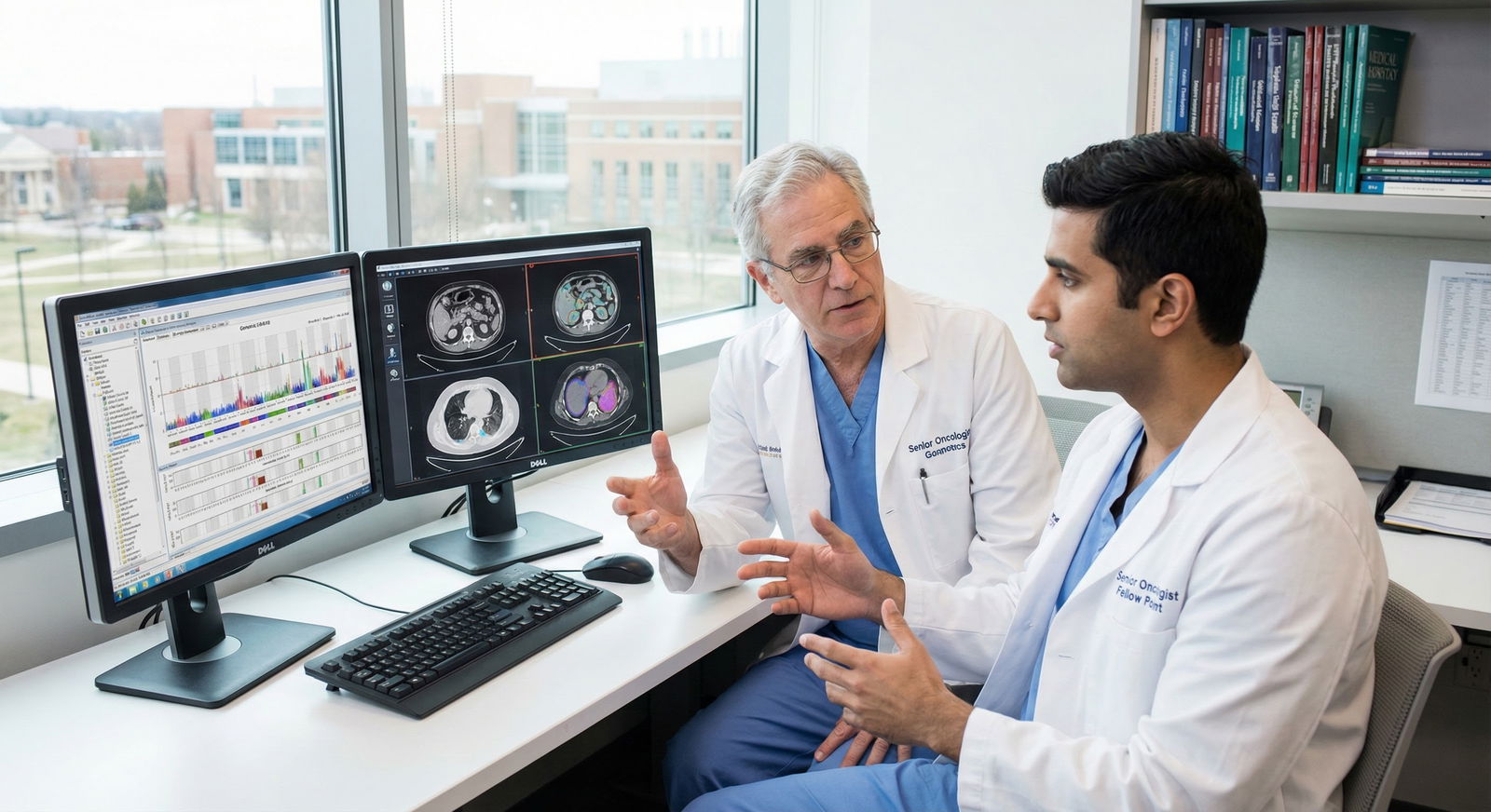 Clinician explaining treatment options using simple diagrams -  for How Do I Ethically Present ‘Breakthrough’ Therapies to Vu