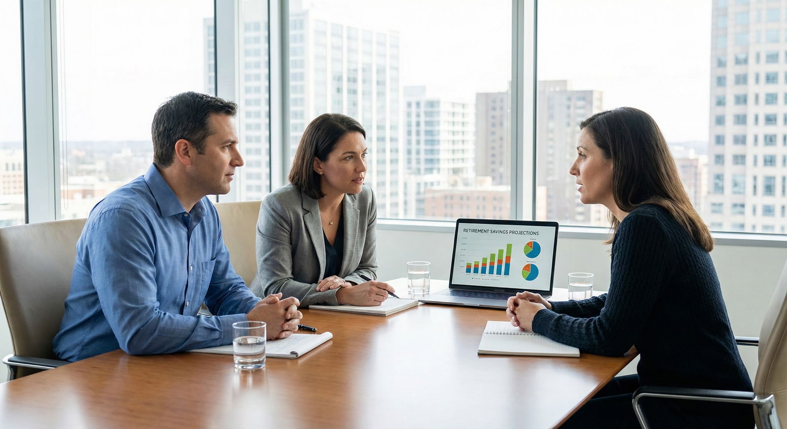 Senior landlord meeting with property manager -  for Is Owning Rental Property Worth the Hassle for Retirement Planning?