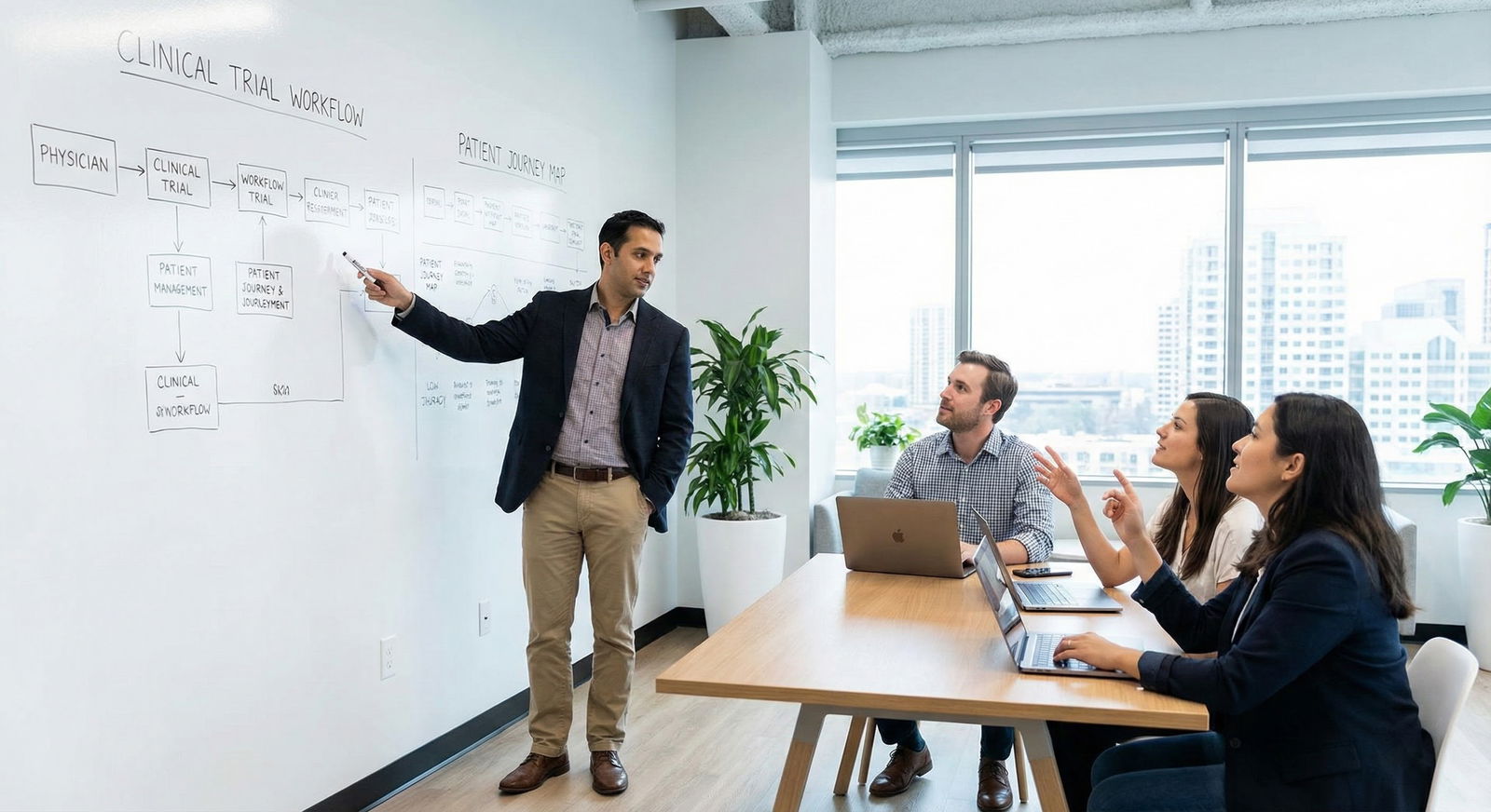 Physician founder reviewing startup metrics at year end -  for Your First 12 Months as a Physician Founder: A Month‑by‑Month