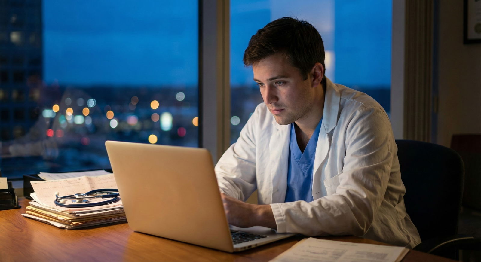 Team reviewing multi-clinic pilot dashboard on big screen -  for How Many Clinics Do I Need for a Meaningful Pilot Study?