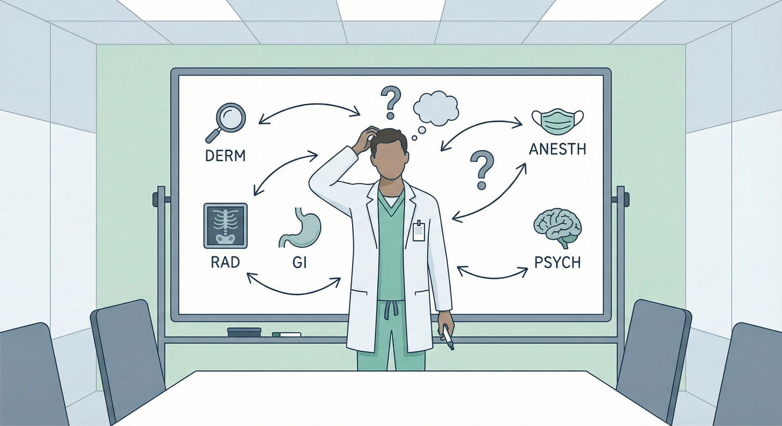 Physician reviewing long-term income projections by specialty -  for How Much More Do Top-Paid Specialties Really Earn Over 2