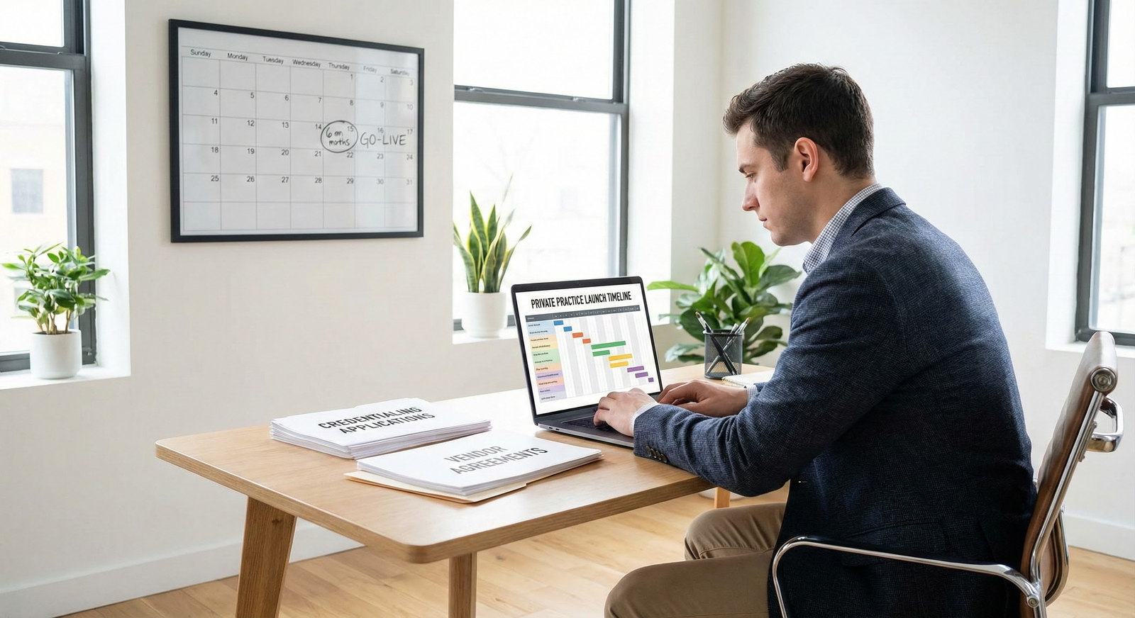 Six Months Before Go‑Live: Credentialing, Hiring, and Vendor Deadlines