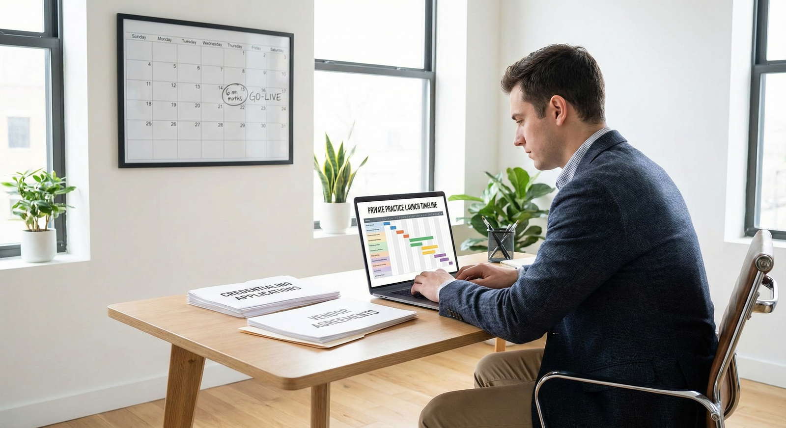 Six Months Before Go‑Live: Credentialing, Hiring, and Vendor Deadlines