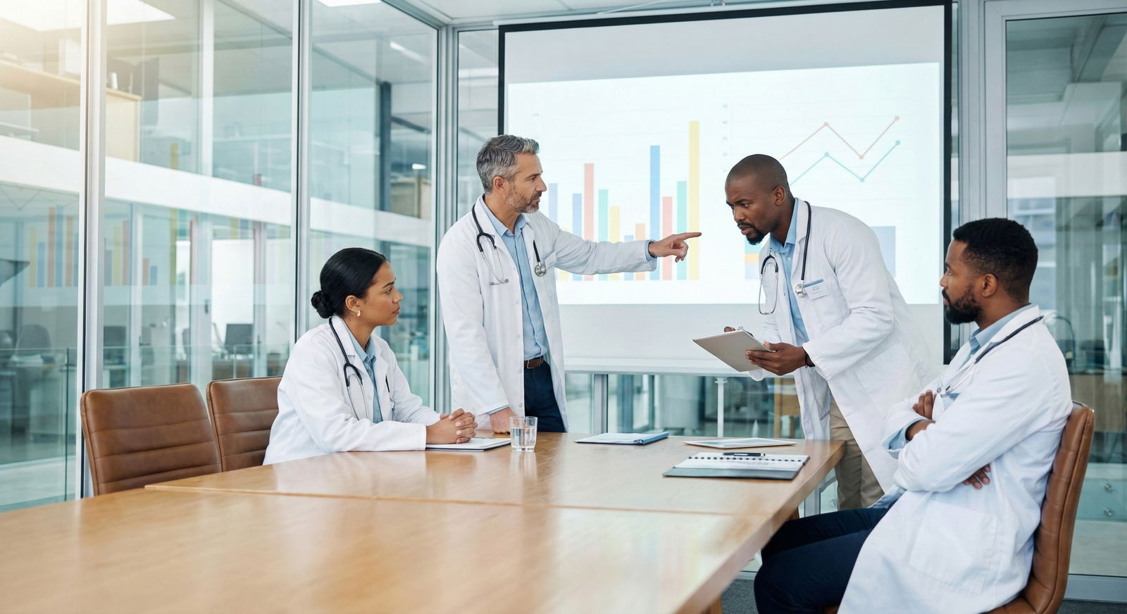 Physician reviewing EHR with concern in a clinical office -  for If You Discover Dangerous AI or EHR Errors: Escalation Steps