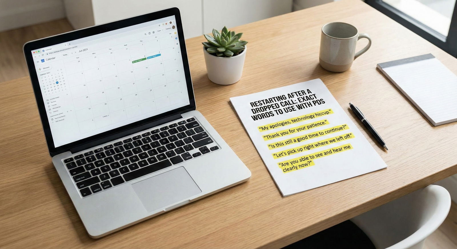 Resident during a virtual residency interview maintaining composure -  for Step-by-Step Script for Handling an Awkward Virtua