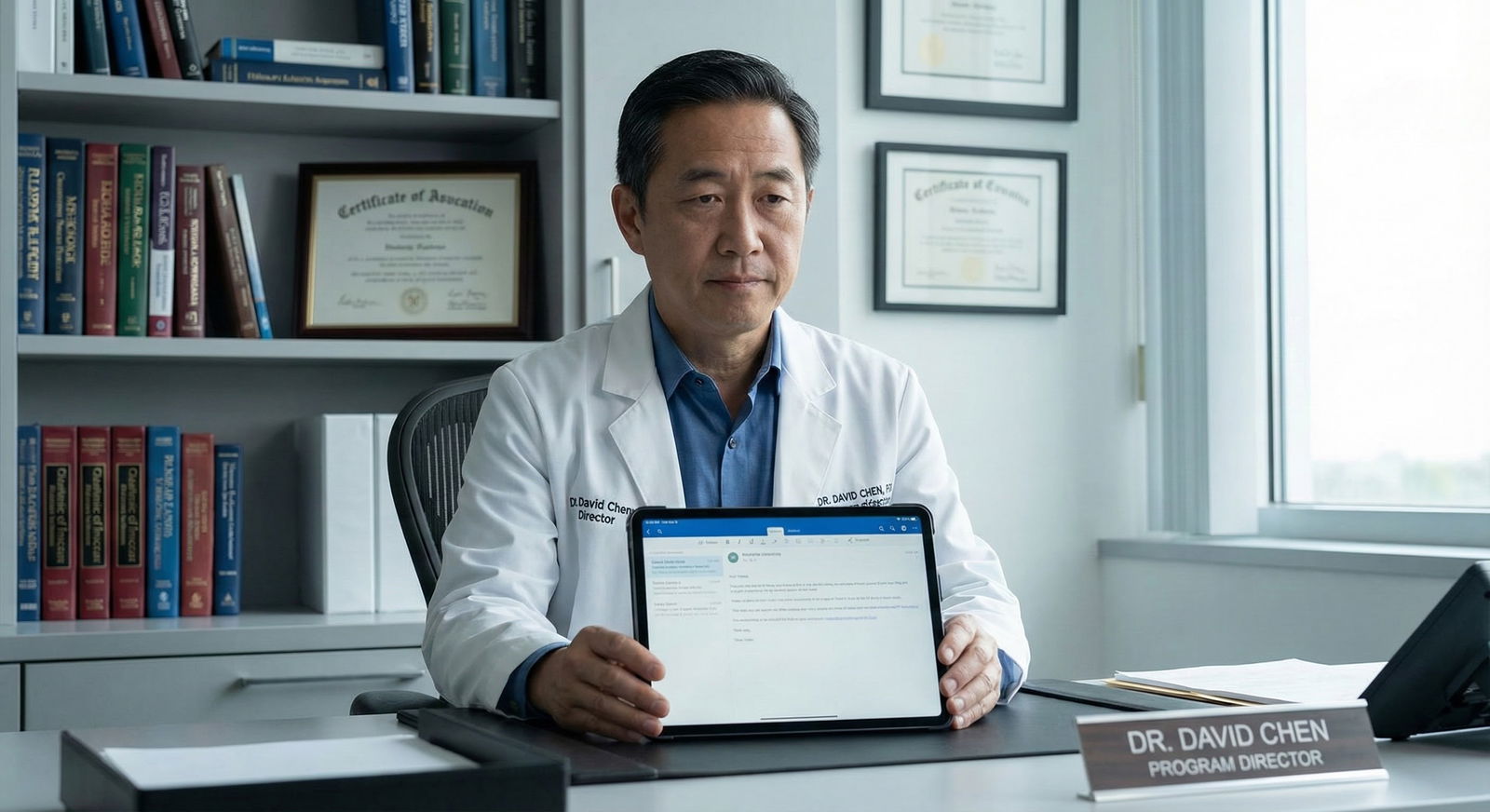 Resident physician walking through hospital corridor thinking -  for If a Program Is Geographically Perfect but Not Prestige-