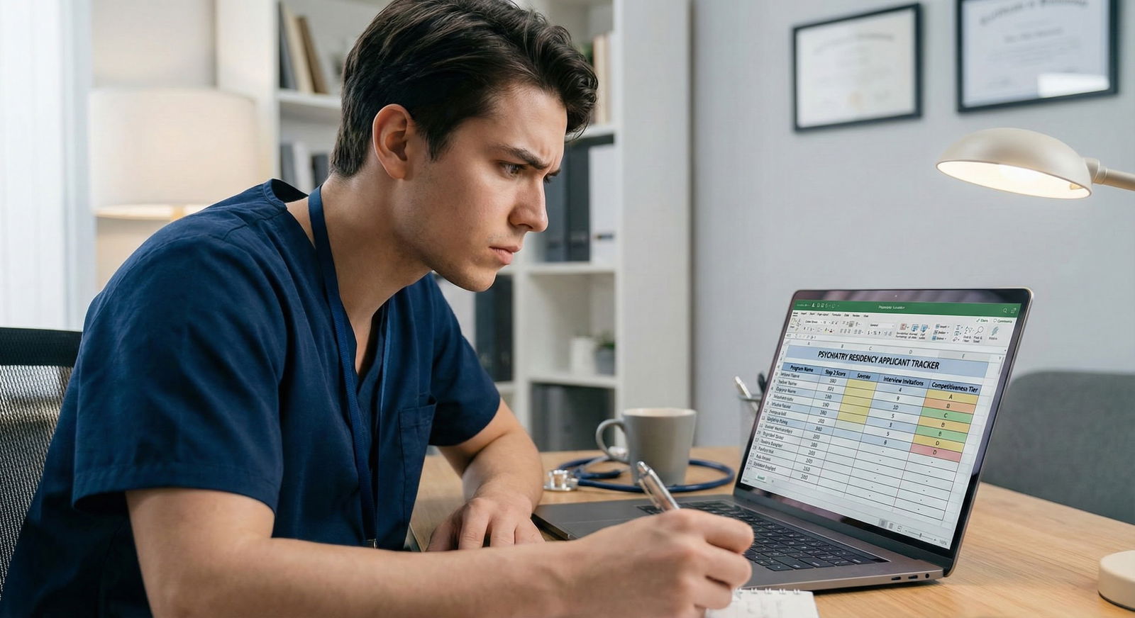 Psychiatrist working via telehealth from home Psychiatrist working via telehealth from home - for If You Want a Portfolio Career: Pairing IM, Psych, and Peds with Side Pa