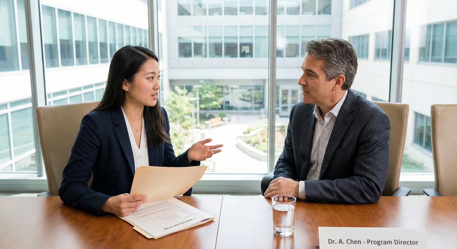 Anxious residency applicant waiting before interview -  for What If I Say Something Stupid in My Residency Interview? Recover