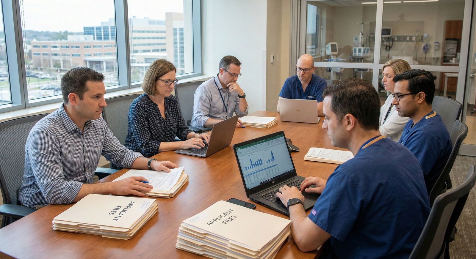 Medical student reviewing program list with mentor -  for What If I Didn’t Apply to Enough Programs? Early Warning Signs