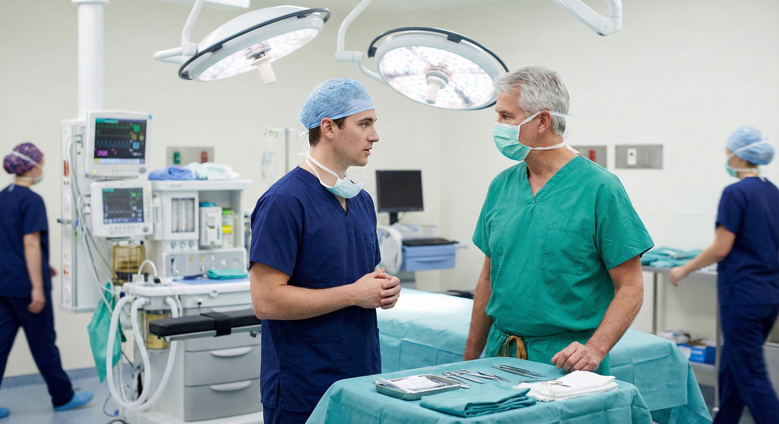 Resident physician looking out hospital window contemplating career change -  for Already in Academic Residency but Want Comm