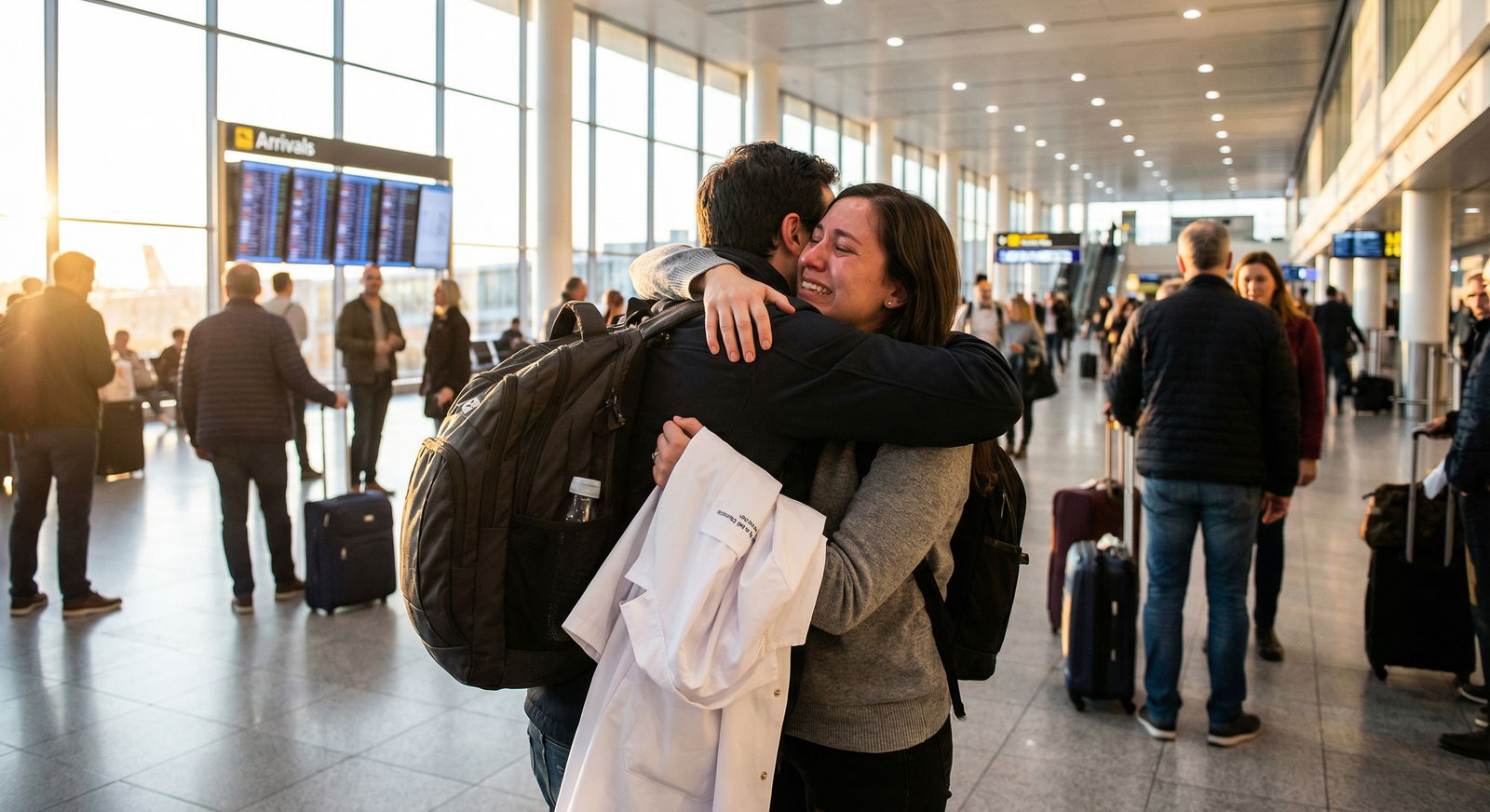 Resident physician returning to clinical training after time away, meeting with a supportive program director Resident physician returning to clinical training after time away, meeting with a supportive program director - for Returnin