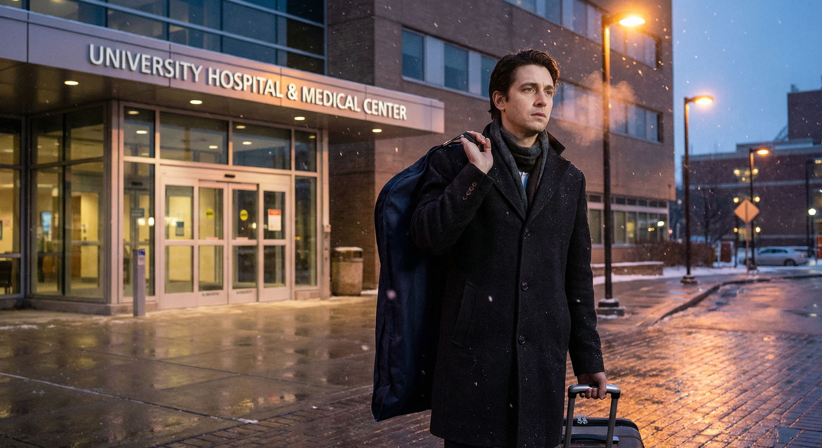 Resident reviewing NRMP rank list in a quiet call room -  for How to Rank After Failing a Step Exam but Still Getting Intervi