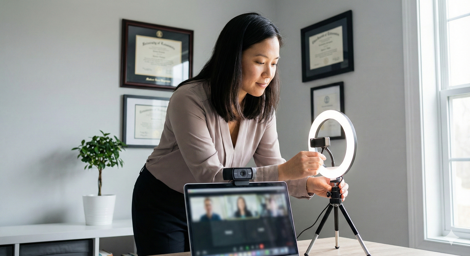 Medical student relaxing in the evening after structured interview prep -  for Creating a Pre-Interview Week Plan for Back-to
