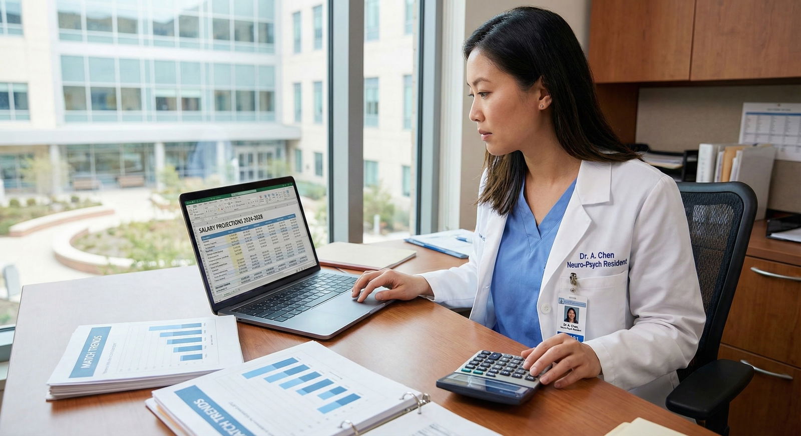 Family medicine and internal medicine residents discussing [outpatient primary care](https://residencyadvisor.com/resources/c