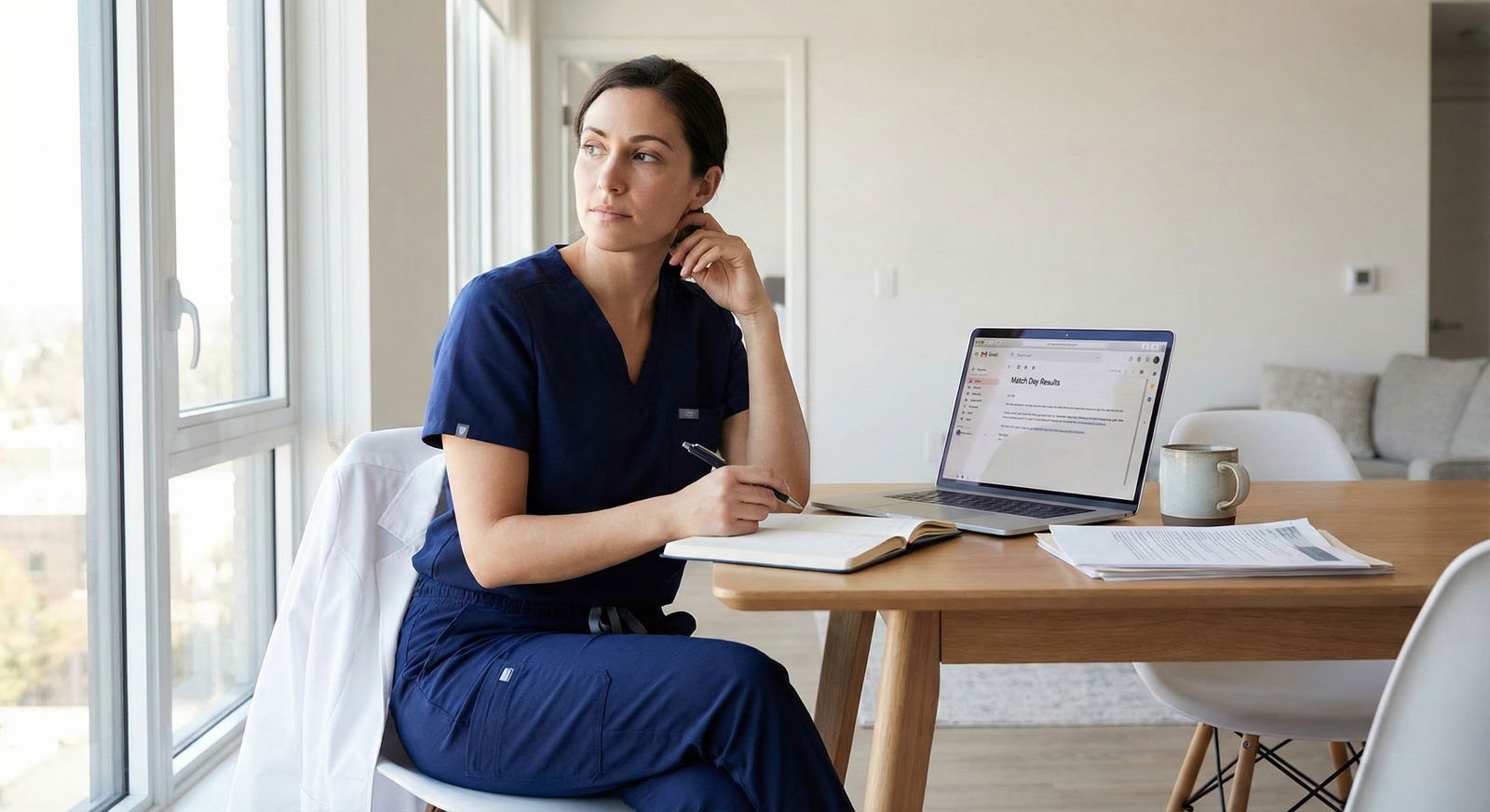 Resident walking alone down a hospital hallway at night -  for Should I Prioritize Resident Camaraderie Over Academic Reputat
