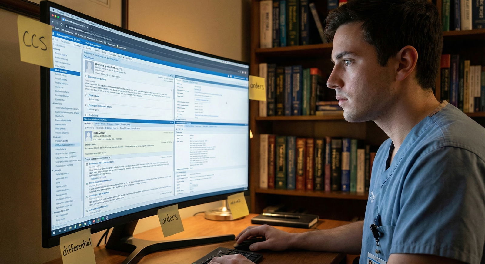 USMLE Step 3 study materials neatly organized on a resident's desk -  for Managing Step 3 Prep After Burnout or Medical Leave