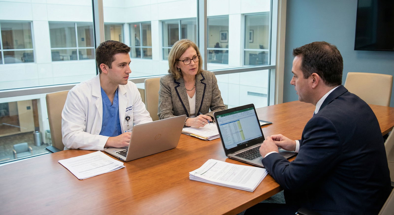 Medical trainee reviewing transfer documents with disability accommodations letter -  for Transferring Schools or Programs Be