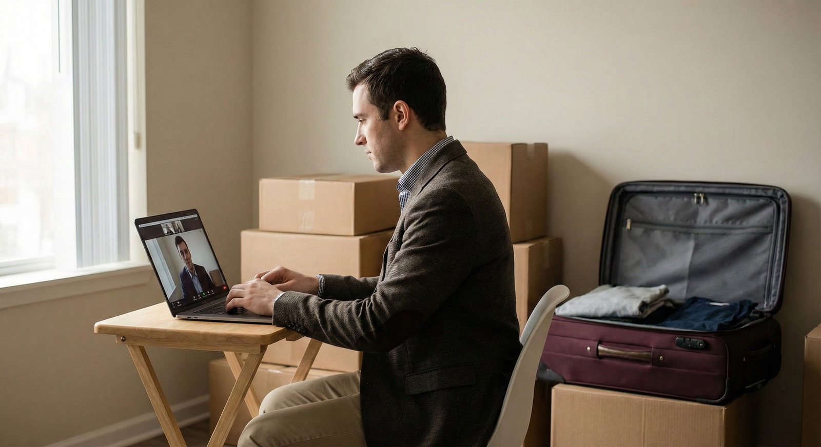 How to Navigate Virtual Interviews When You’re Traveling or Relocating