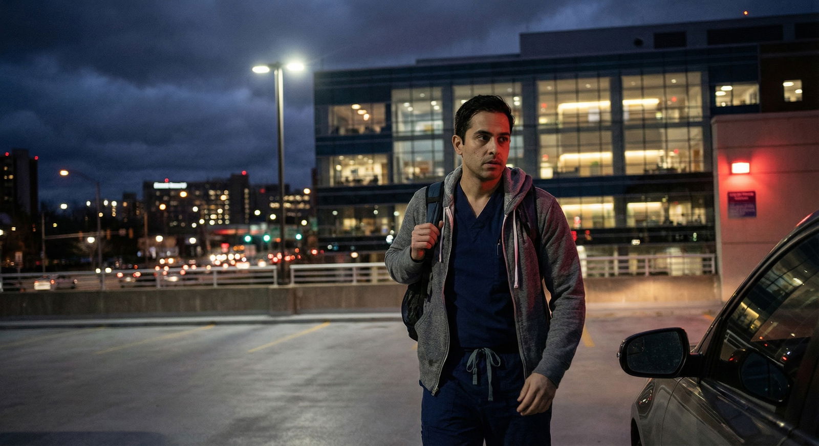 Contrasting independent physicians and hospital-employed doctors reviewing benefit packages -  for The Myth That Hospital Emp