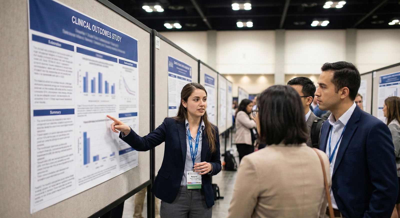 Resident physicians in hospital team room reviewing patient list and data on laptops -  for Program Type Breakdown: Academic
