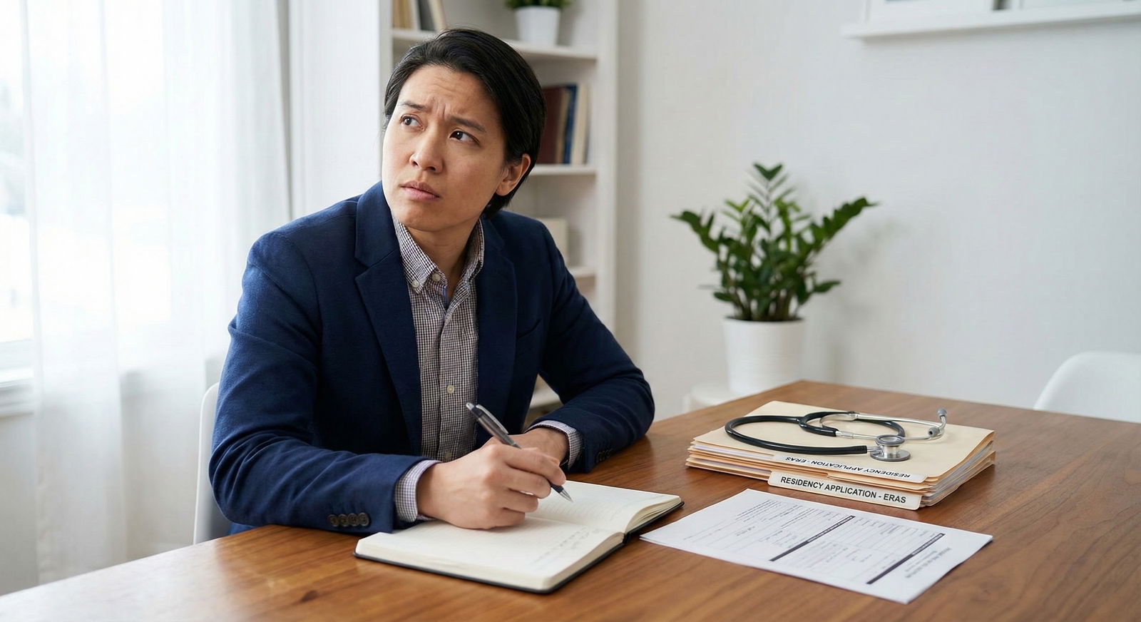 Resident reflecting and writing about a longitudinal clinical experience -  for How Many Meaningful Experiences Do Strong ERA