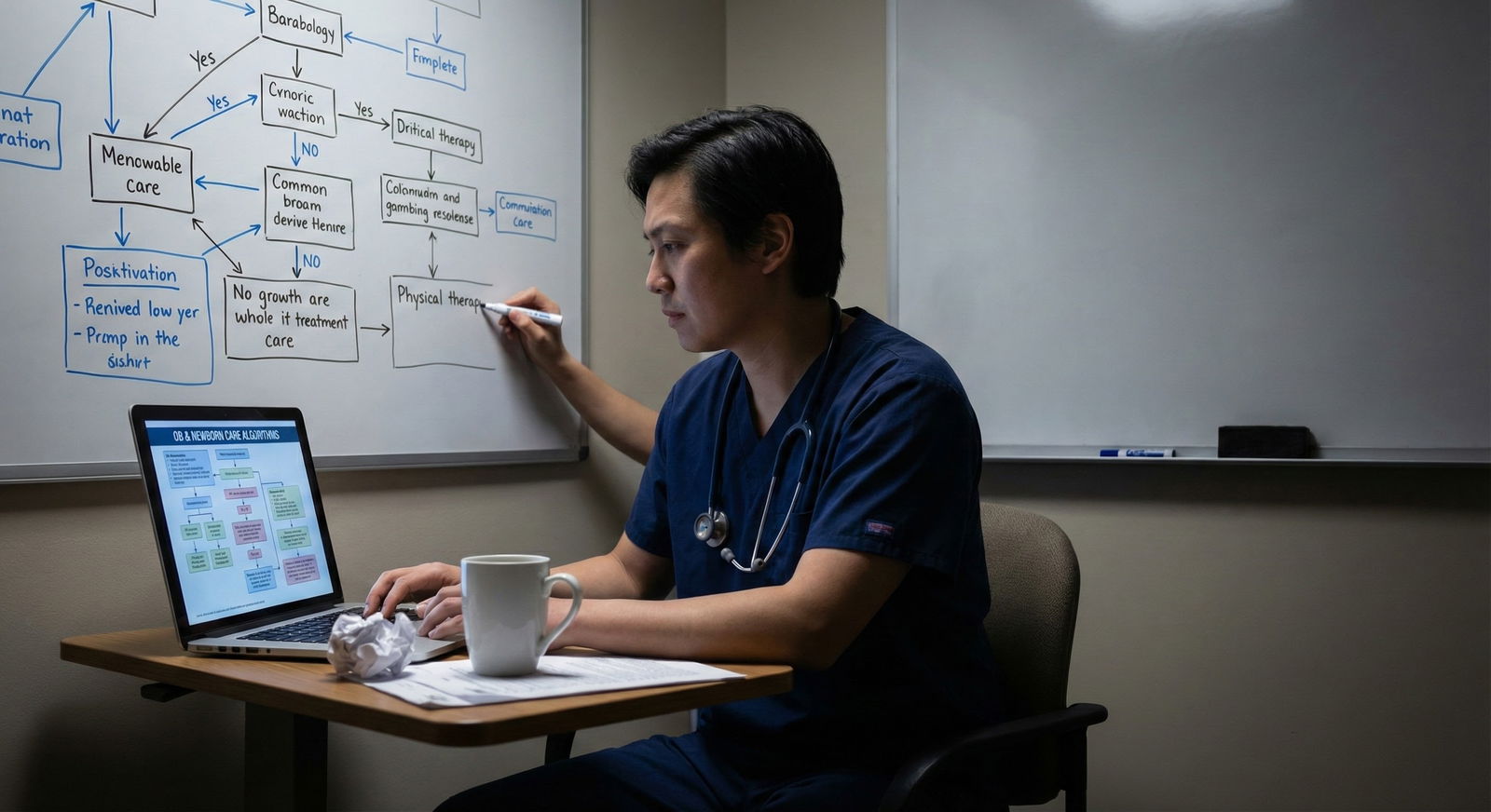 Resident balancing work and Step 3 studying -  for Scared to Take Step 3 Before Residency: Is It Risky or Smart?