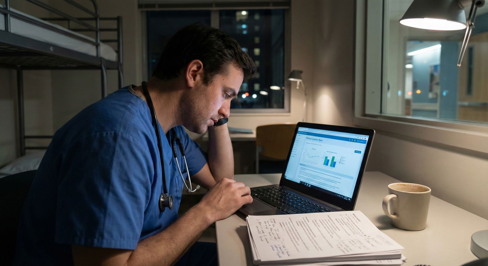 Resident studying for Step 3 exam using multiple resources -  for ‘Just Use One Q-Bank’ for Step 3: Helpful Rule or Harmful M