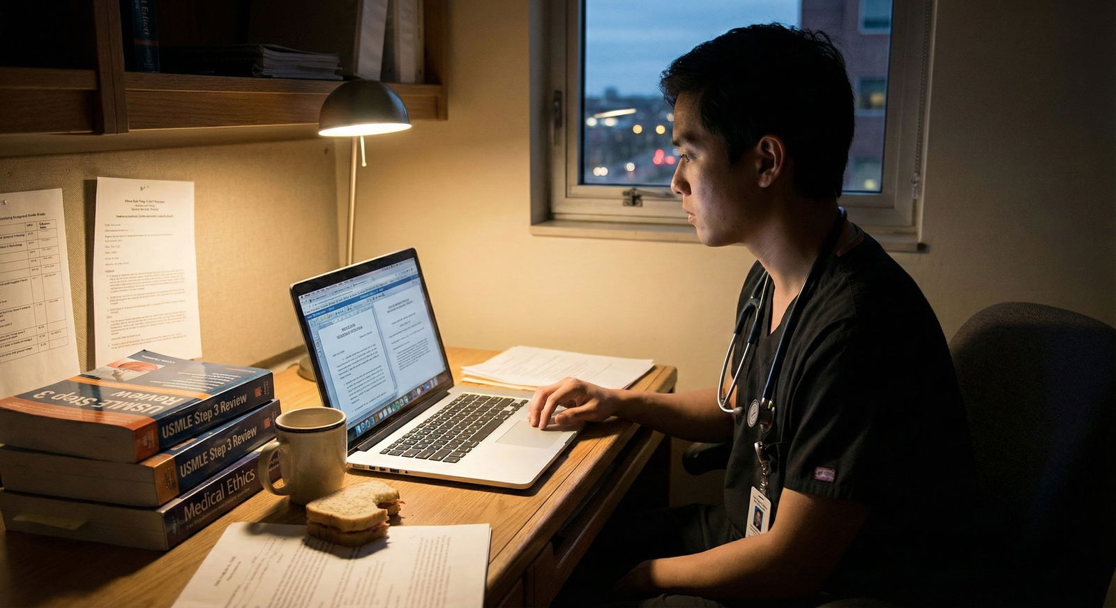 Resident studying Step 3 risk management and ethics scenarios Resident studying Step 3 risk management and ethics scenarios - for Risk Management and Ethics Question Patterns on Step 3 E