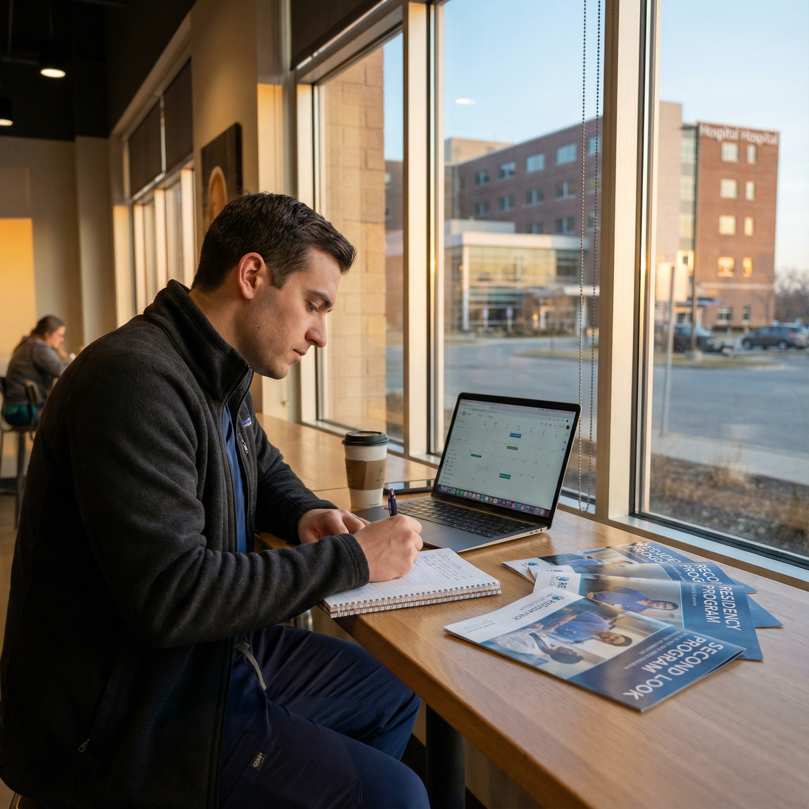 Resident walking through hospital corridor while thinking about program rankings -  for Should Second Looks Change My Rank Li