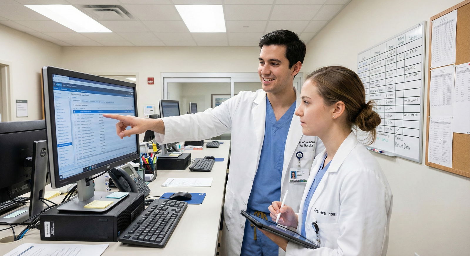 Resident teaching intern order entry strategies at workstation -  for Order Entry for Interns: High-Yield Sets and Common Tim